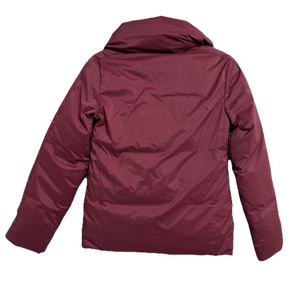 WHITESKY Women’s XXS Packable Down Jacket Maroon Puffer Coat Windbreaker NWT - Picture 3 of 15